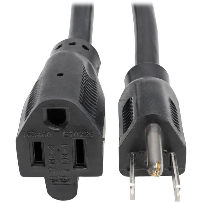 Eaton P024-025 Tripp Lite by Eaton Cordón de Extensión de Energía NEMA 5-15P a NEMA 5-15R - Resistente 15A 120V 14 AWG 25 ft. (7.62 m) Negro