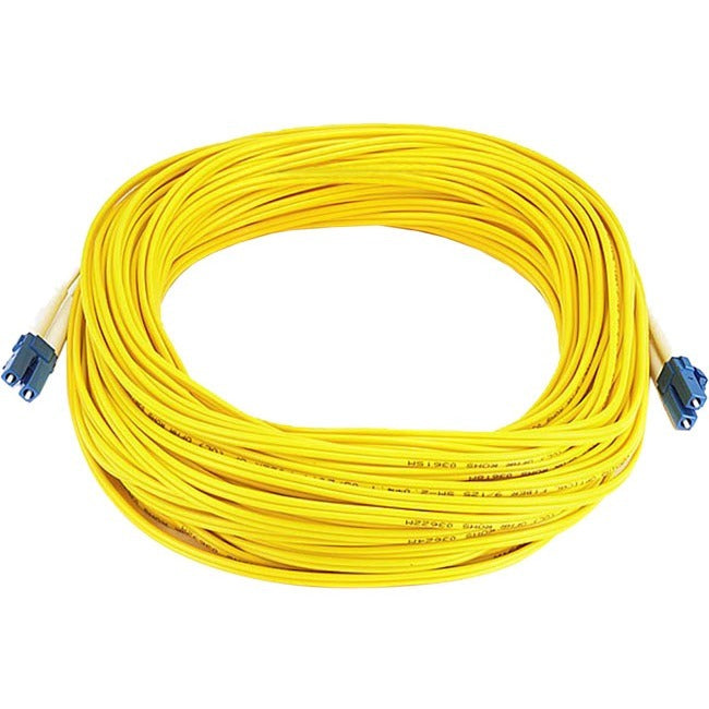 Monoprice, Inc. 7629 Cable de Fibra Óptica Monoprice, LC/LC, Modo Único, Dúplex - 25 metros (Tipo 9/125) - Amarillo