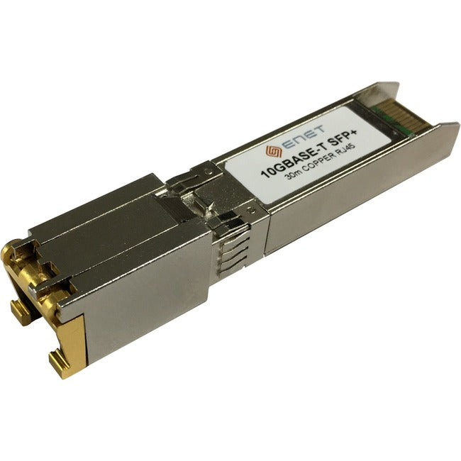Enet Solutions, Inc. GP-10GSFP-1T-ENC ENET Compatible Dell GP-10GSFP-1T TAA Compliant Functionally Identical 10GBASE-T Copper SFP+ for Cat6A/Cat7 RJ-45 30m Max