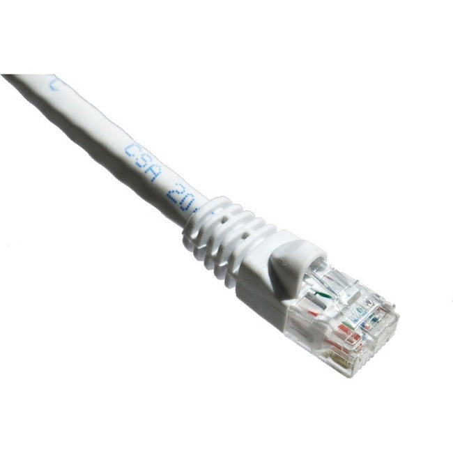 Axiom AXG94141 75FT CAT5E 350mhz Cable de Parcheo con Bota Moldeada (Blanco) - Cumple con TAA