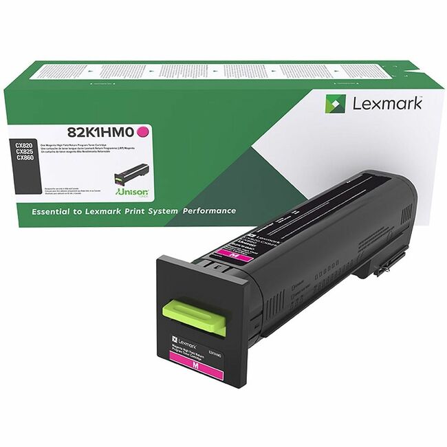 Lexmark 82K0HMG Cartucho de Tóner Láser Original Lexmark de Alto Rendimiento - Paquete Magenta