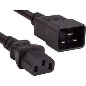 Enet Solutions, Inc. C13C20-6F-ENC ENET C13 a C14 Cable de Alimentación 6ft Negro 250V 14 AWG 15A NEMA IEC-320 C13 a IEC-320 C20 6'