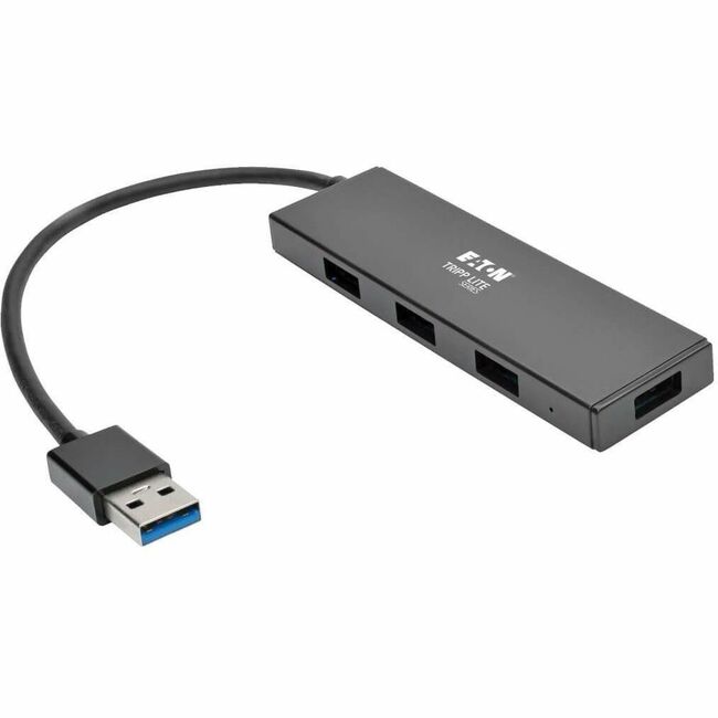 Eaton U360-004-SLIM Tripp Lite by Eaton Centro de Conexión USB 3.0 SuperSpeed Portátil de 4 Puertos Ultra Delgado