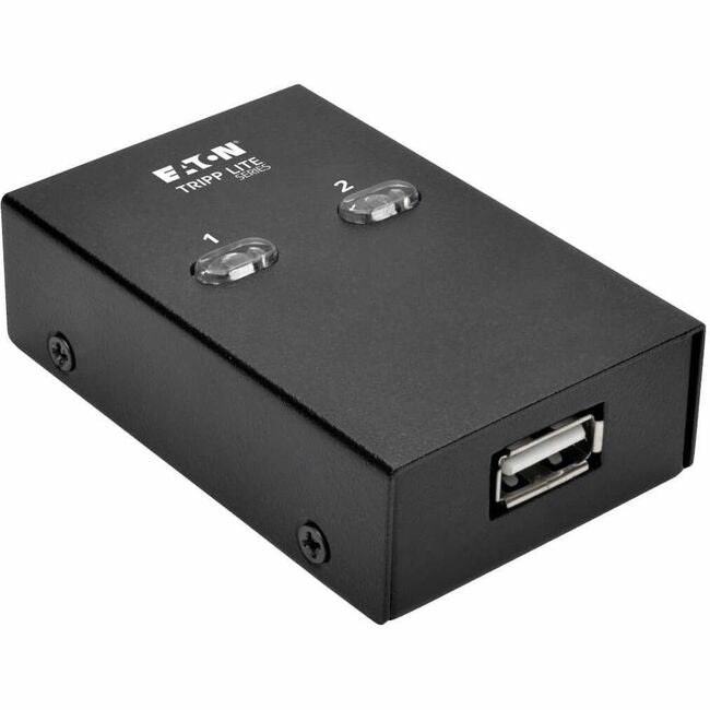 Eaton U215-002 Tripp Lite by Eaton Conmutador de Intercambio USB de 2 Puertos de Alta Velocidad para Impresora/Escáner/Otros
