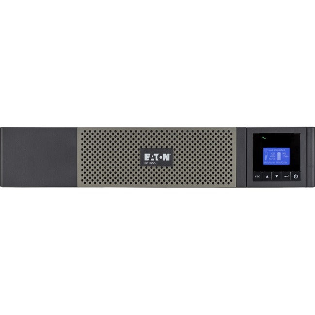 Eaton 5P1000RC 5P UPS 1000VA 770W 120V UPS Interactivo en Línea, 5-15P, 10x Salidas 5-15R, Profundidad de 16 Pulgadas, Onda Sinusoidal Pura, Opción de Tarjeta de Red Cibersegura, 2U