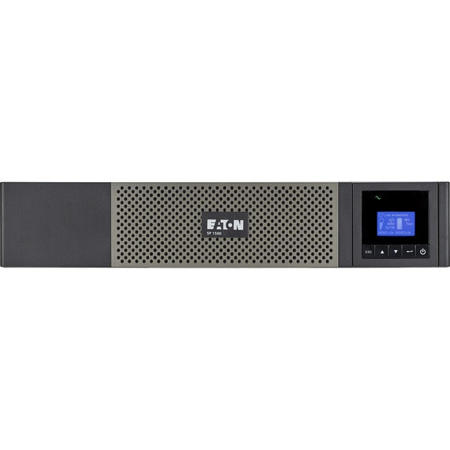 Eaton 5P1500RC 5P UPS 1440VA 1100W 120V UPS interactivo en línea, 5-15P, 10x tomas 5-15R, profundidad de 16 pulgadas, onda sinusoidal verdadera, opción de tarjeta de red cibersegura, 2U