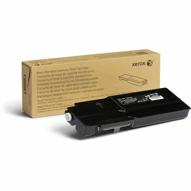 Xerox 106R03500 Cartucho de Tóner Negro de Capacidad Estándar Xerox Genuine Xerox® VersaLink® C400 Impresora a Color, C405 Impresora Multifunción a Color (2500 Páginas) - 106R03500