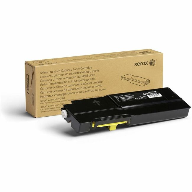 Xerox 106R03501 Cartucho de tóner amarillo de capacidad estándar Xerox genuino Xerox® VersaLink® C400 Impresora a color, C405 Impresora multifunción a color (2500 páginas) - 106R03501