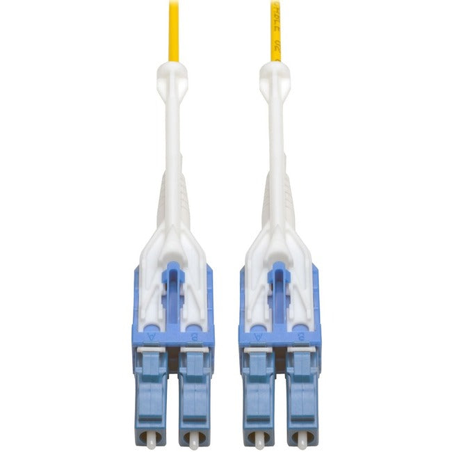 Eaton N370-03M-T Tripp Lite by Eaton Cable de Parche de Fibra Dúplex Monomodo 9/125 (LC/LC) con Pestañas Push/Pull 3 m (10 pies)