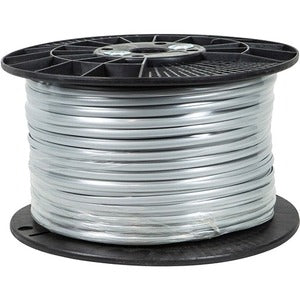 Monoprice, Inc. 953 Monoprice Cable de 6 Hilos, Trenzado, Plateado - 1000ft
