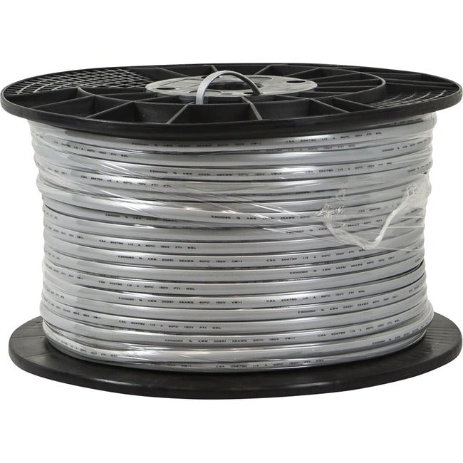 Monoprice, Inc. 956 Monoprice Cat 3 - 3 Pair -UL - Cobre Puro Desnudo Trenzado - Chaqueta Plateada - 1000ft Granel