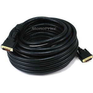 Monoprice, Inc. 2185 Monoprice 50ft 24AWG CL2 Dual Link DVI-D Cable - Black