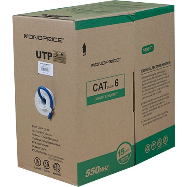 Monoprice, Inc. 2270 Cable de Red UTP Monoprice Cat. 6