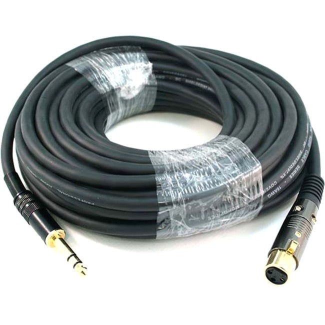 Monoprice, Inc. 4774 Monoprice Cable de Serie Premier de 50ft XLR Hembra a 1/4inch TRS Macho 16AWG (Chapado en Oro)