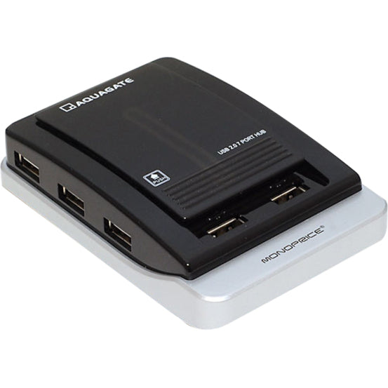 Monoprice, Inc. 5328 Monoprice Hub USB 2.0 de 7 Puertos con Adaptador AC