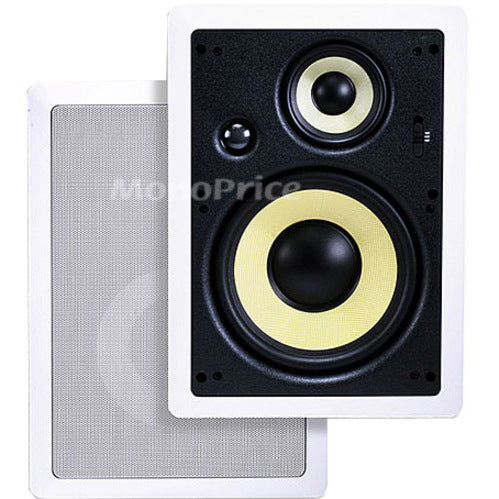 Monoprice, Inc. 6816 Monoprice Altavoz empotrable de 3 vías para interiores - 100 W RMS