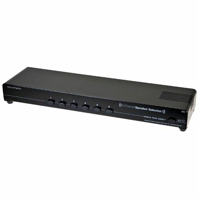 Monoprice, Inc. 8229 Selector de Altavoces de 6 Canales Monoprice