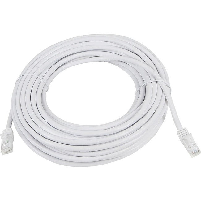Monoprice, Inc. 11233 Cable de parcheo Ethernet de red Monoprice FLEXboot Series Cat6 24AWG UTP, 100ft Blanco