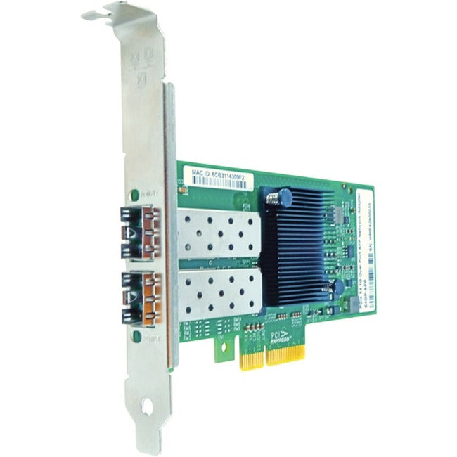 Axiom I350F2-AX 1Gbs Tarjeta NIC PCIe x4 Dual Puerto SFP para Intel con Transceptores - I350F2