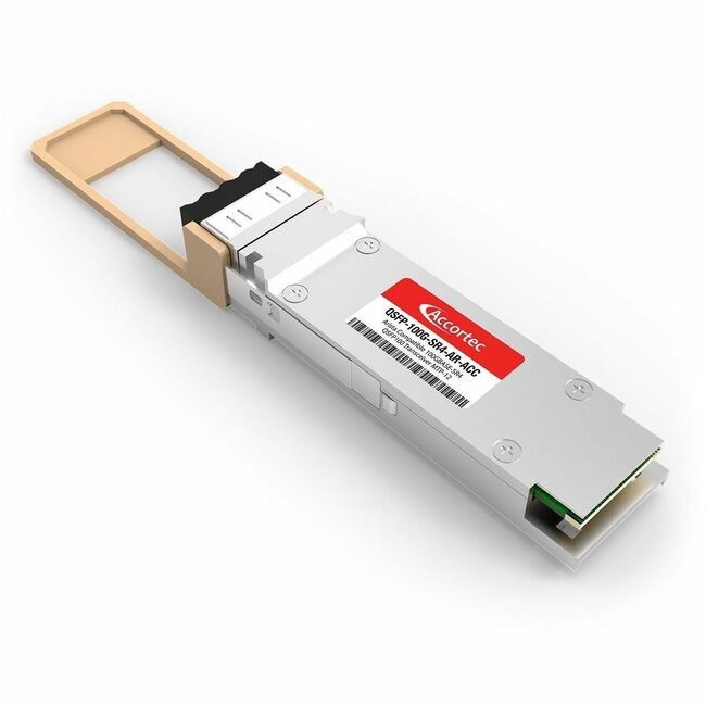Accortec Incorporated QSFP-100G-SR4-AR-ACC Accortec100GBASE-SR4 QSFP100 Transceptor MTP-12 Compatible con Arista