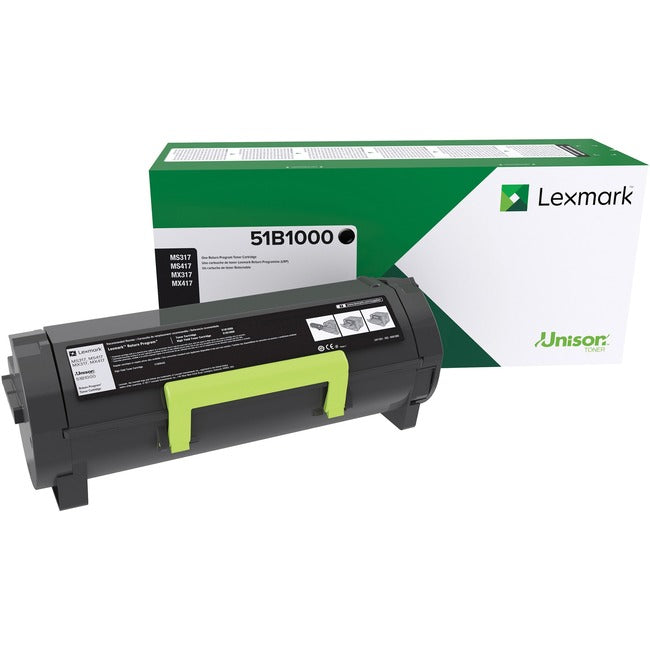 Lexmark 51B1000 Cartucho de Tóner Láser Original Lexmark - Negro - 1 Pieza
