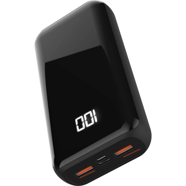 Monoprice, Inc. 15168 Hypercel 20000mAh Dual USB + USB-C Power Bank con indicador digital de batería