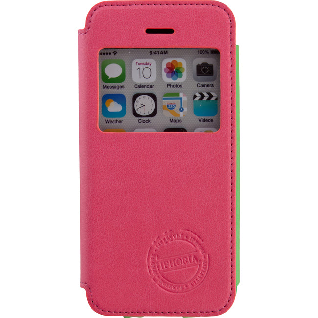 Monoprice, Inc. 13726 Peter Jackel FUN WINDOW NEON Funda de transporte Apple iPhone Smartphone - Rosa