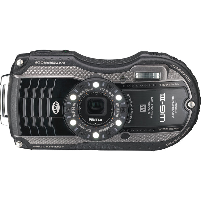 Monoprice, Inc. 12684 Cámara Compacta Pentax WG-3 de 16 Megapíxeles - Negro