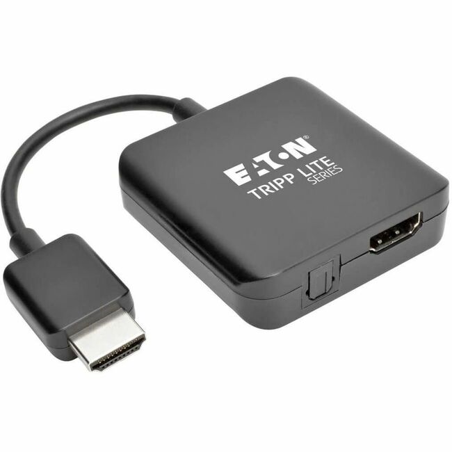 Eaton P130-06N-AUDIO Tripp Lite Series 4K HDMI Extractor de Audio De-Embedder/Extractor con TOSLINK y Salida Estéreo de 3.5 mm, Canal 5.1, HDCP, 4K 30Hz, 6-in. (15.24 cm)