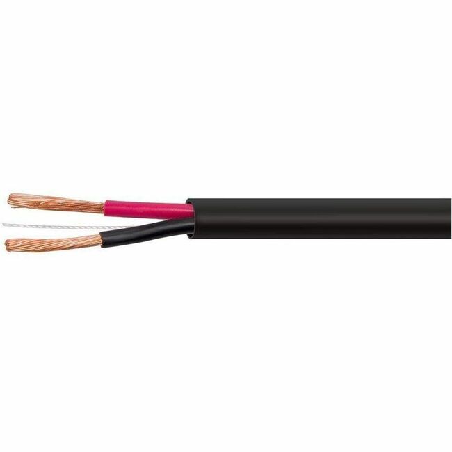Monoprice, Inc. 3844 Cable de Parlante Monoprice, Clasificación CMP, 2 Conductores, 16AWG, 500ft, Negro