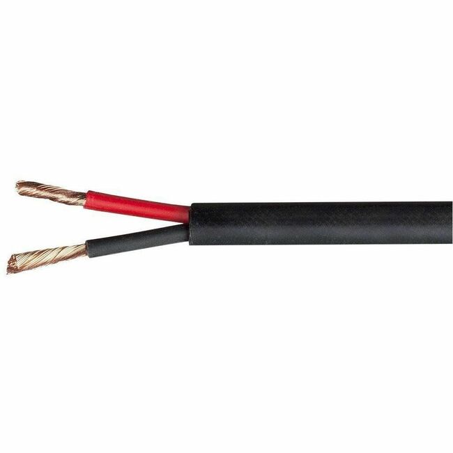 Monoprice, Inc. 16176 Cable de Altavoz Monoprice, Clasificación CMP, 2 Conductores, 14AWG, 1000ft, Negro