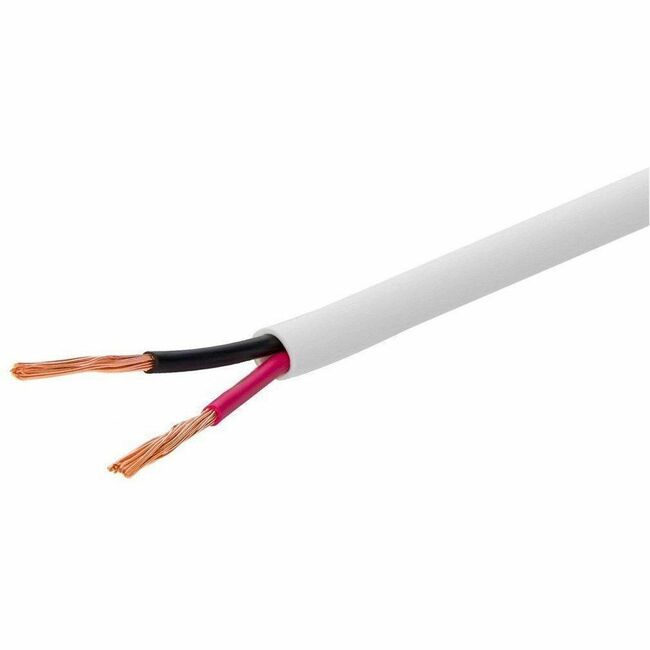 Monoprice, Inc. 16086 Cable de Parlante Monoprice, Clasificado CL2, 2 Conductores, 12AWG, 1000ft, Blanco