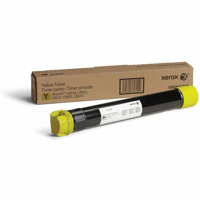 Xerox 006R01700 Cartucho de Tóner Amarillo Xerox Genuino Xerox® AltaLink® Serie C8000 Impresoras Multifunción Color, Serie EC8000 Capacidad Estándar (15000 Páginas) - 006R01700