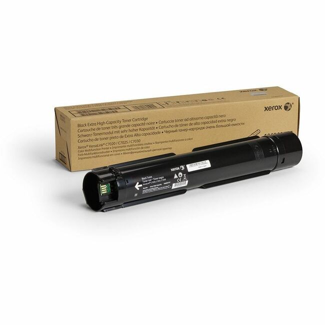 Xerox 106R03737 Genuine Xerox&reg; VersaLink&reg; C7000 Series Color Multifunction Printers Cartucho de Tóner de Alta Capacidad Negro (23600 Páginas) - 106R03737