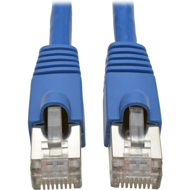 Eaton N262-025-BL Cable de Red Ethernet STP Blindado Snagless Cat6a 10G Eaton Tripp Lite Series (RJ45 M/M), PoE, Azul, 25 pies (7.62 m)