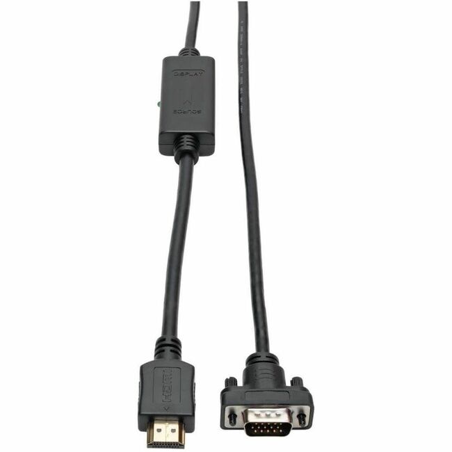 Eaton P566-003-VGA Tripp Lite by Eaton Adaptador de Cable Activo HDMI a VGA (HDMI a HD15 Bajo Perfil M/M) 3 ft. (0.9 m)