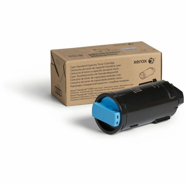 Xerox 106R03859 Cartucho de tóner cian de capacidad estándar genuino Xerox® VersaLink® C500 Color Printer, C505 Color Multifunction Printer (2400 páginas) - 106R03859