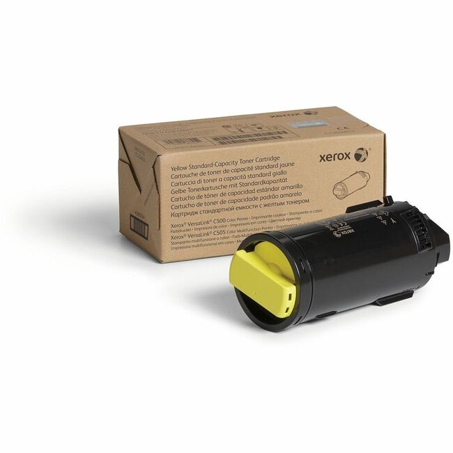 Xerox 106R03861 Genuine Xerox&reg; VersaLink&reg; C500 Color Printer, C505 Color Multifunction Printer Cartucho de Tóner Amarillo de capacidad estándar (2400 páginas) - 106R03861