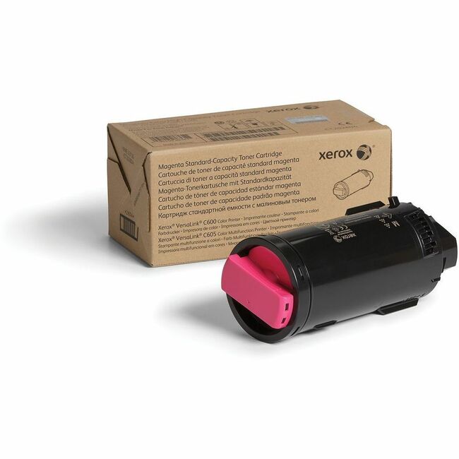 Xerox 106R03897 Cartucho de Tóner Magenta de Capacidad Estándar Xerox Genuine Xerox® VersaLink® C600 Impresora Color, C605 Impresora Multifunción Color (6000 Páginas) - 106R03897