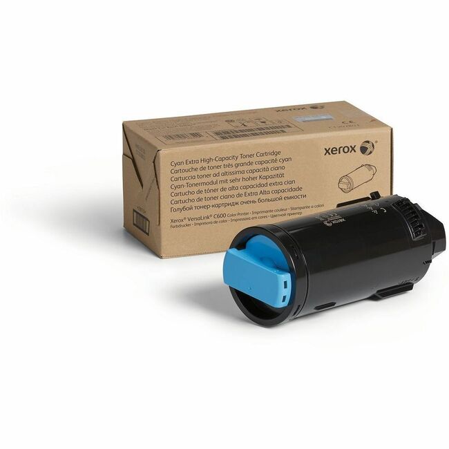 Xerox 106R03916 Cartucho de tóner cian de capacidad extra alta genuino Xerox® VersaLink® C600 para impresora a color (16800 páginas) - 106R03916