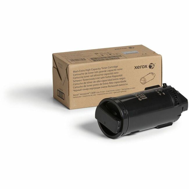 Xerox 106R03919 Genuine Xerox&reg; VersaLink&reg; C600 Color Printer Black Extra High capacity Toner Cartridge (16900 Pages) - 106R03919