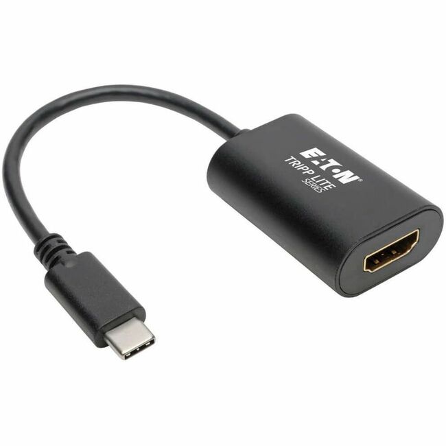 Eaton U444-06N-HD4K6B Adaptador Eaton Tripp Lite Series USB-C a HDMI (M/H) - 4K 60 Hz, HDCP 2.2, Negro