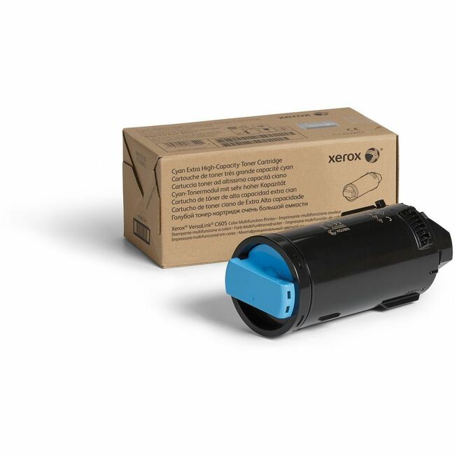 Xerox 106R03928 Genuine Xerox&reg; VersaLink&reg; C605 Color Multifunction Printer Cartucho de Tóner Cyan Capacidad Extra Alta (16800 Páginas) - 106R03928