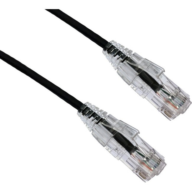 Axiom C6ABFSB-K100-AX 100FT CAT6A BENDnFLEX Cable de Conexión Ultra Delgado sin Enganches 650mhz (Negro)