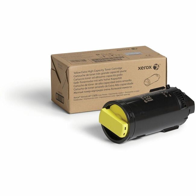 Xerox 106R04008 Genuine Xerox&reg; VersaLink&reg; C600 Color Printer Cartucho de Tóner Amarillo de Capacidad Extra Alta (16800 Páginas) - 106R04008