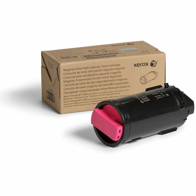 Xerox 106R04015 Genuine Xerox&reg; VersaLink&reg; C505 Color Multifunction Printer Cartucho de Tóner de Alta Capacidad Magenta (9000 Páginas) - 106R04015