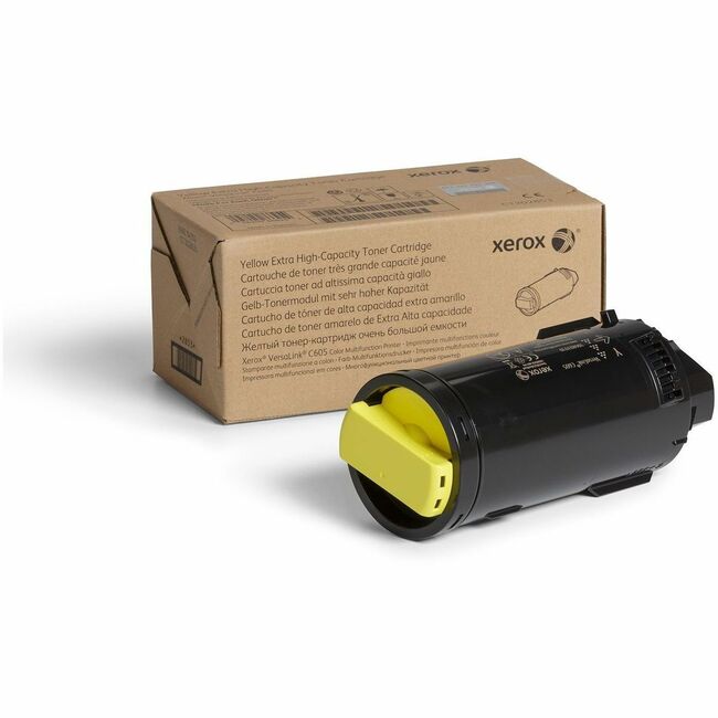 Xerox 106R04012 Cartucho de Tóner Amarillo de Capacidad Extra Alta Xerox Genuino Xerox&reg; VersaLink&reg; C605 Impresora Multifunción a Color (16800 Páginas) - 106R04012