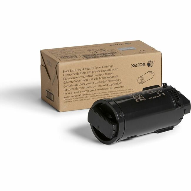 Xerox 106R04013 Genuine Xerox&reg; VersaLink&reg; C605 Color Multifunction Printer Black Extra High capacity Toner Cartridge (16900 Pages) - 106R04013
