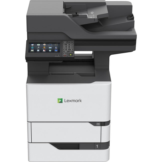 Lexmark 25B0001 MX720 MX722adhe Impresora Multifunción Láser-Monocromática-Copiadora/Fax/Escáner-70 ppm Impresión Monocromática-1200x1200 Impresión-Impresión Dúplex Automática-350000 Páginas Mensuales-650 hojas Entrada-Escáner a Color-600 Escaneo Ópt