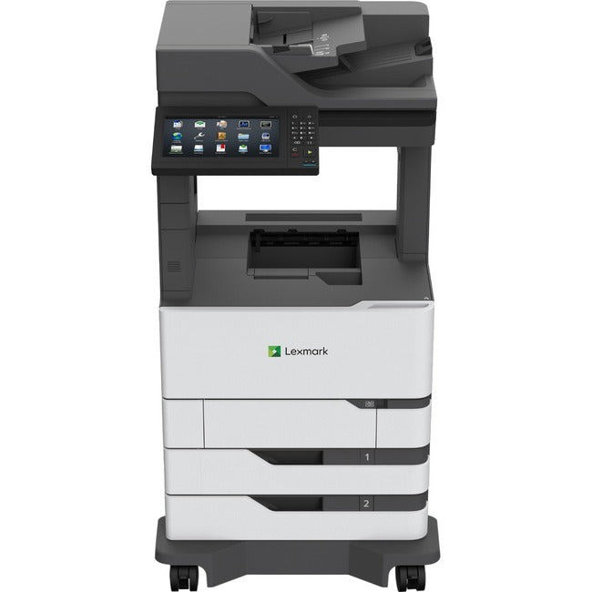 Lexmark 25B2000 MX820 MX822ade Impresora Multifunción Láser-Monocromática-Copiadora/Fax/Escáner-55 ppm Impresión Monocromática-1200x1200 Impresión-Impresión Dúplex Automática-300000 Páginas Mensuales-1200 hojas Entrada-Escáner Color-600 Escaneo Óptic